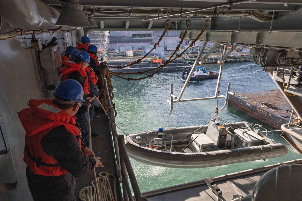 PCU John F. Kennedy RHIB Training