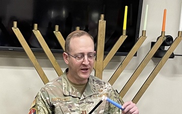 Hanukkah Celebration Brings Light and Community Together at Los Angeles Air Force Base