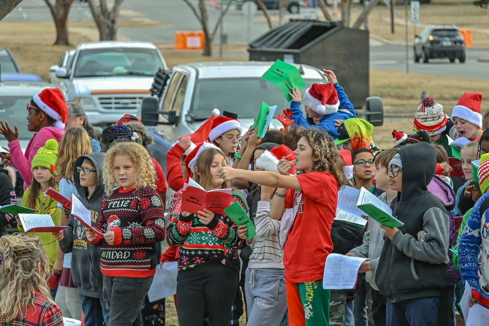 Freedom Elementary Christmas Carol for 75th FA BDE