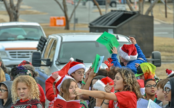 Freedom Elementary Christmas Carol for 75th FA BDE