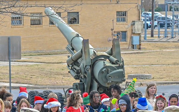 Freedom Elementary Christmas Carol for 75th FA BDE