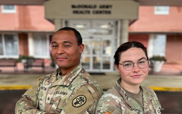 Rising stars: Sgt. Raven Maldonado and Sgt. Jaden Huston selected for Army Medical Department Enlisted Commissioning Program