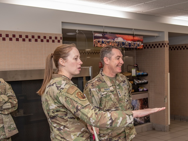 Combat Forces Command Commander Visits Schriever Space Force Base