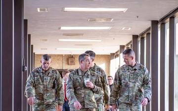 Combat Forces Command Commander Visits Schriever Space Force Base