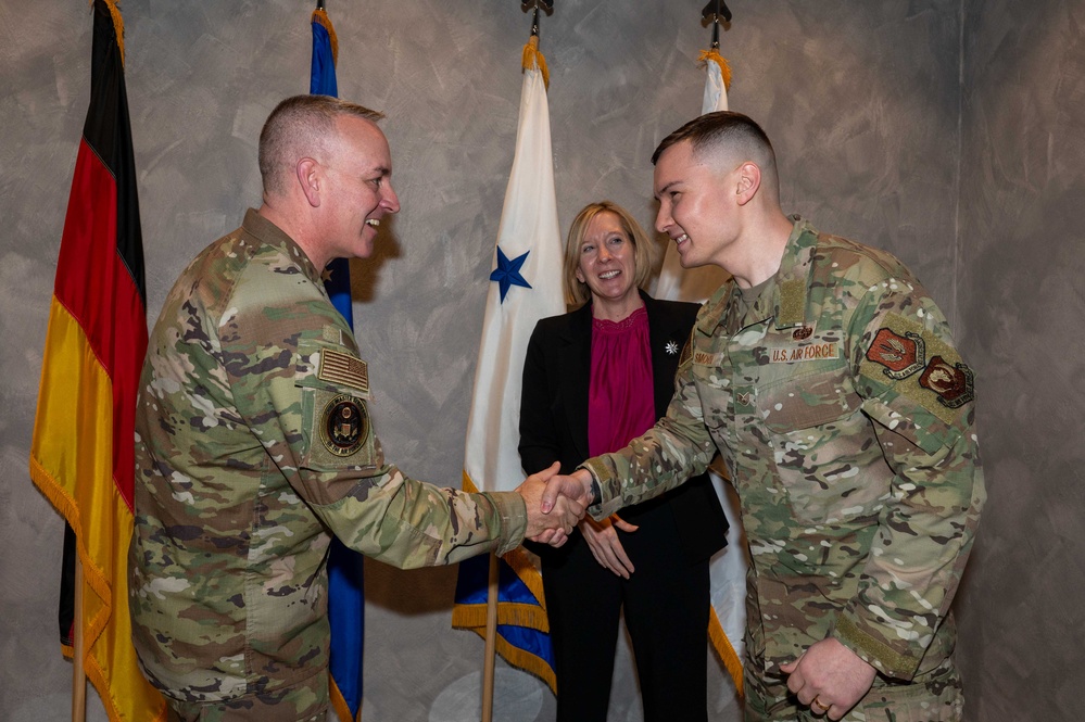 CSAF, CMSAF make inaugural visit to USAFE-AFAFRICA, meets with Ramstein Airmen