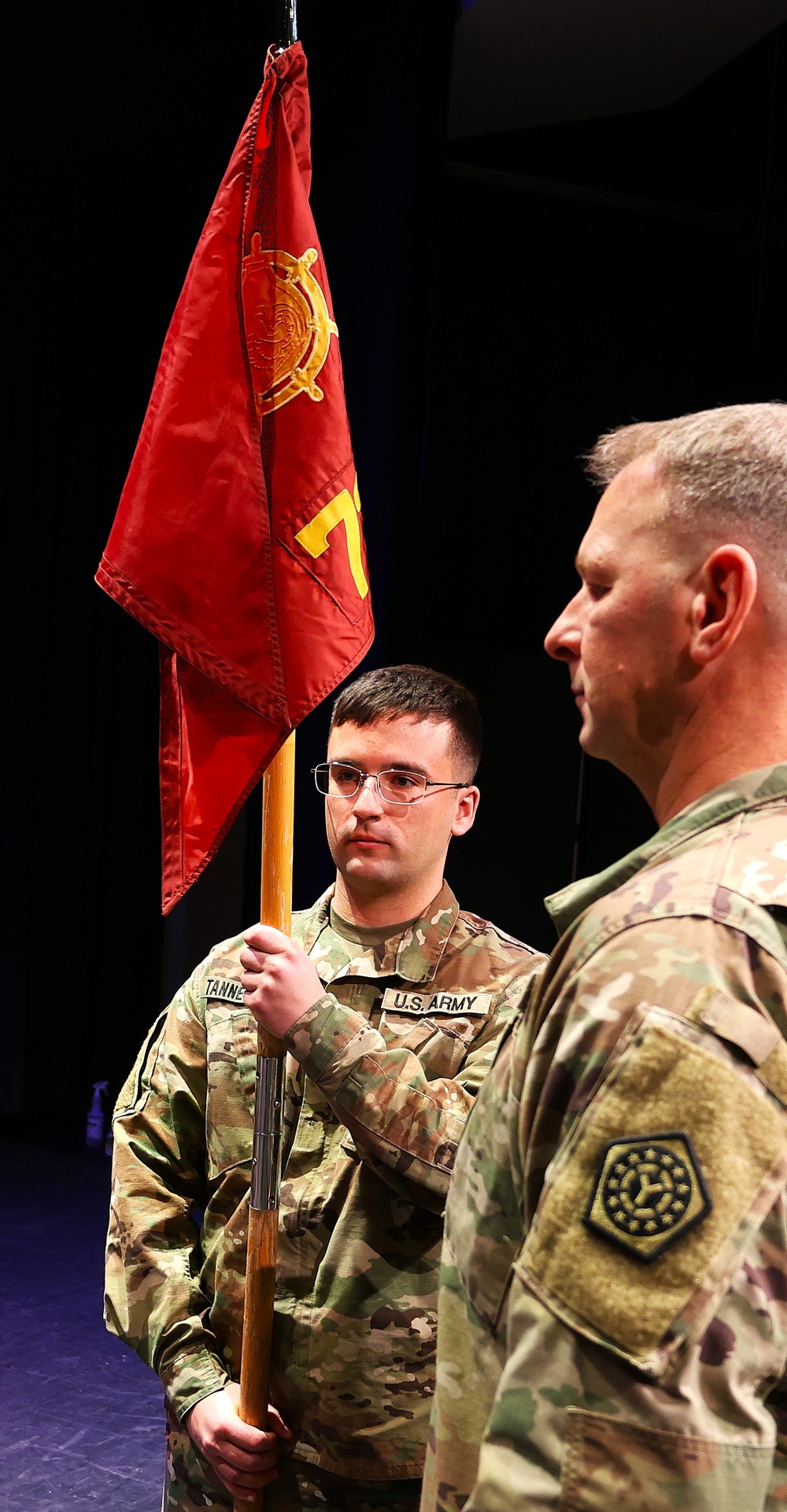 ILLINOIS NATIONAL GUARD’S 725th TRANSPORTATION COMPANY CHANGES COMMAND AFTER EUCOM DEPLOYMENT