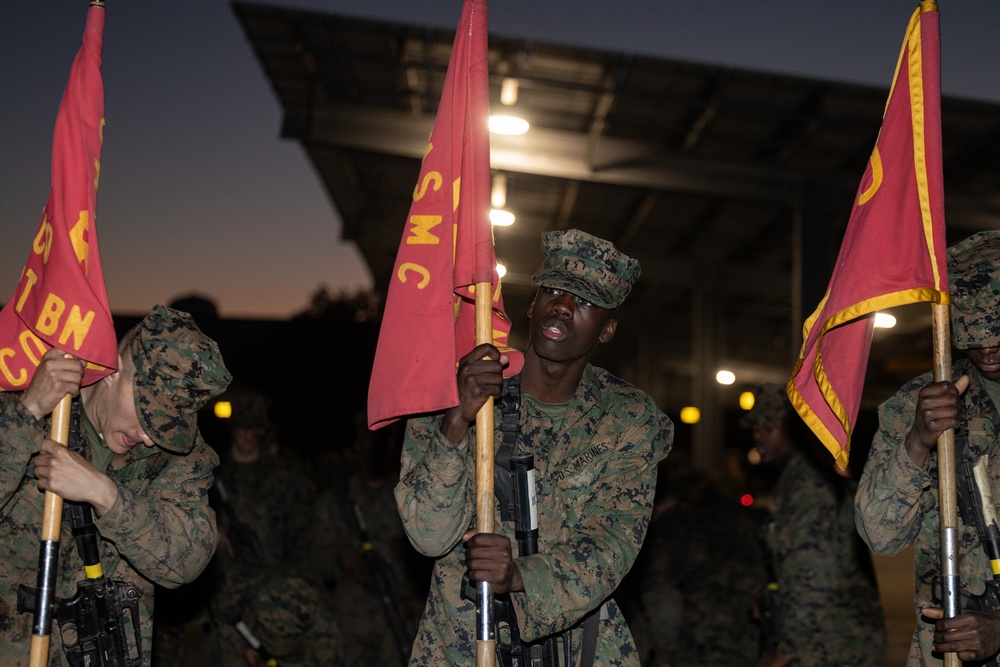 Mike Company Eagle, Globe and Anchor Ceremony