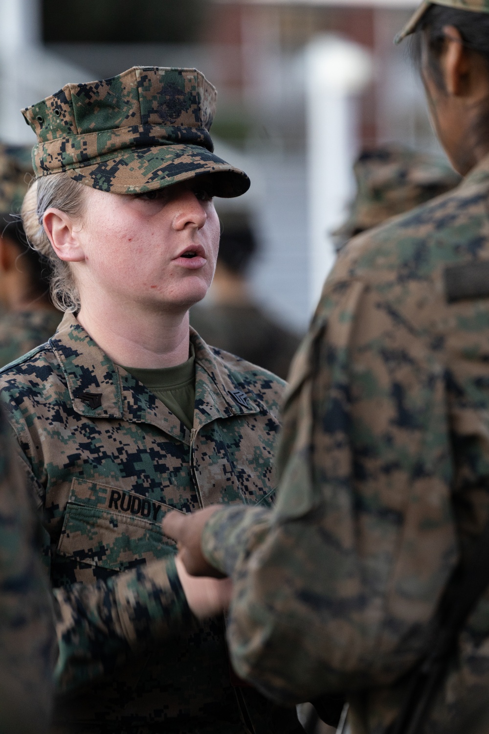 Mike Company Eagle, Globe and Anchor Ceremony
