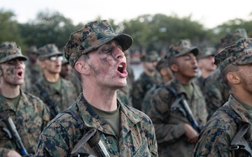 Mike Company Eagle, Globe and Anchor Ceremony