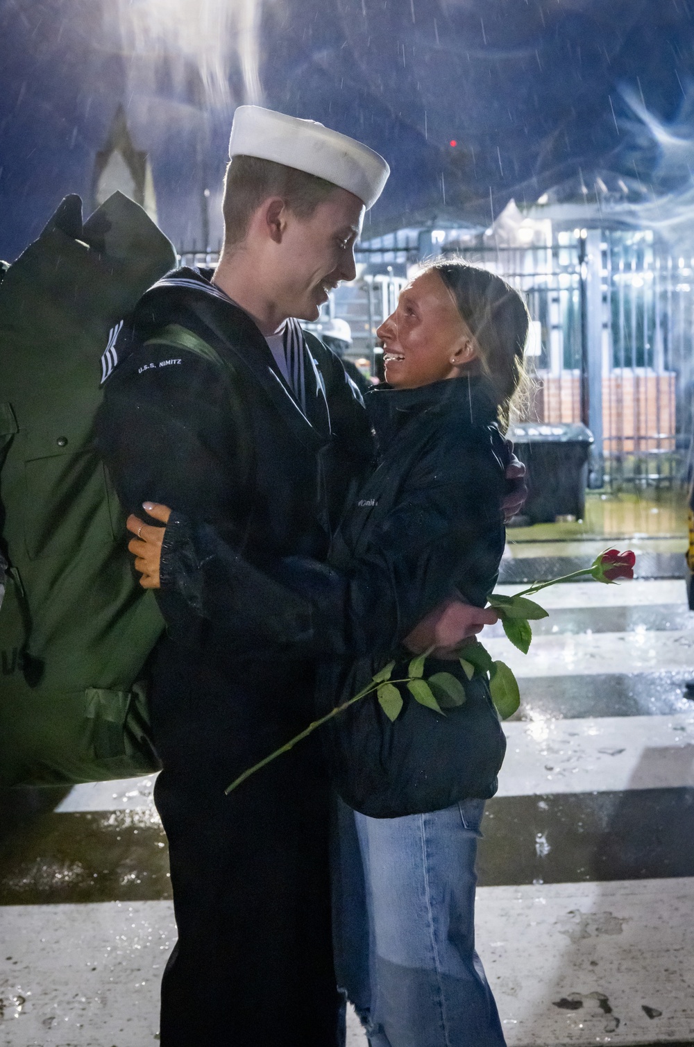 USS Nimitz comes home from nine month deployment.