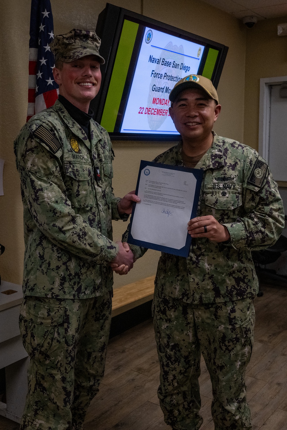 Naval Base San Diego Frocking