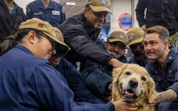Mutts with a Mission Visit USS Theodore Roosevelt