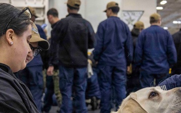 Mutts with a Mission Visit USS Theodore Roosevelt