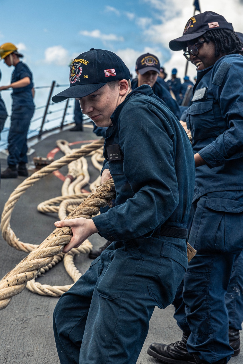 USS Bainbridge Departs Frederiksted, St. Croix