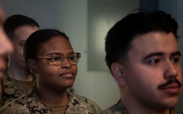USS Ronald Reagan Frocks New 1st and 2nd Class Petty Officers