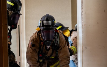 Tinker Firefighters Train for the Fight Inside the Fire