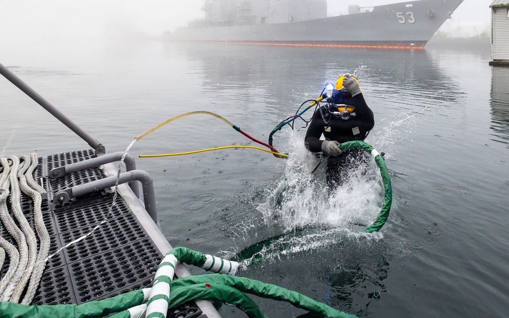 Code 760 Divers Salvage Operation