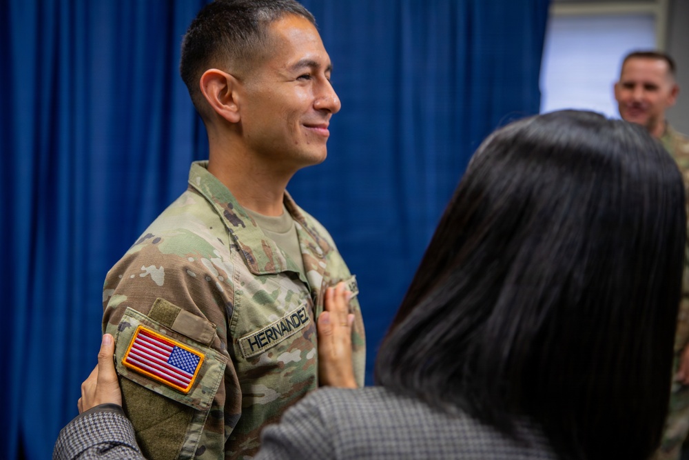 Staff Sgt. Hernandez Promotion Ceremony