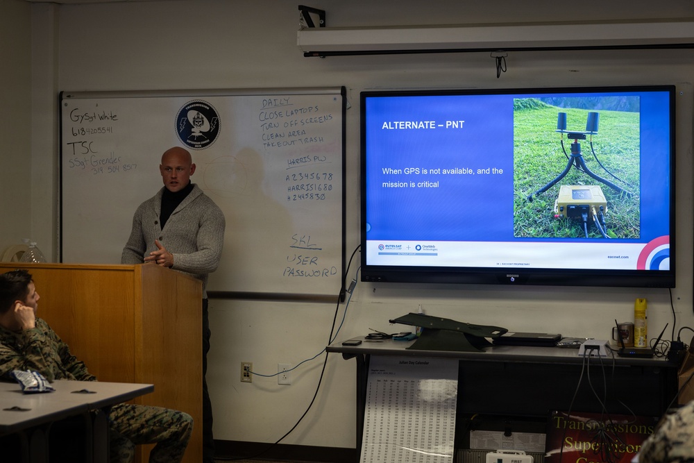 U.S. Marine Corps Satellite Transmissions System Operators Test-Out on Various Satellite Communication Systems