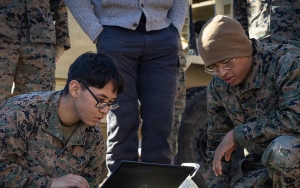 U.S. Marine Corps Satellite Transmissions System Operators Test-Out on Various Satellite Communication Systems