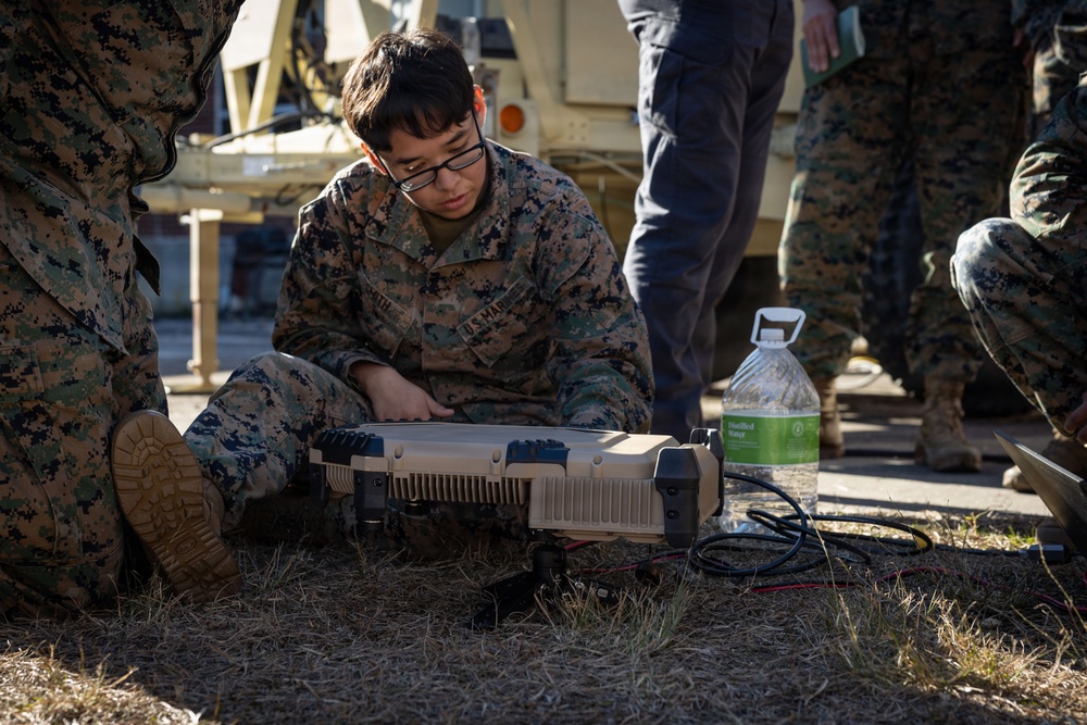 U.S. Marine Corps Satellite Transmissions System Operators Test-Out on Various Satellite Communication Systems