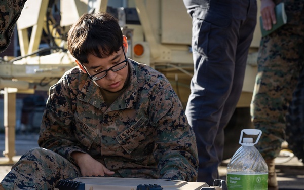 U.S. Marine Corps Satellite Transmissions System Operators Test-Out on Various Satellite Communication Systems