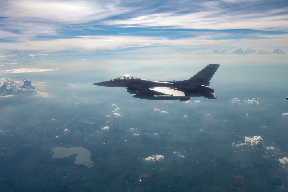 180FW Conducts Training Flight