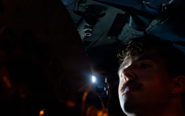 Abraham Lincoln conducts routine operations