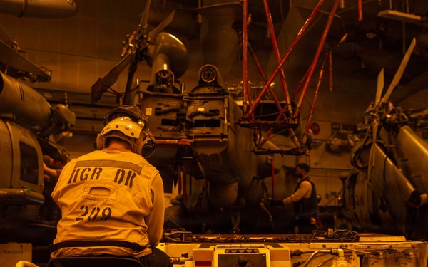 Abraham Lincoln conducts routine operations