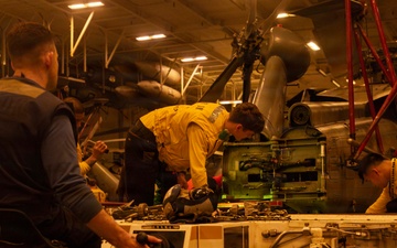 Abraham Lincoln conducts routine operations