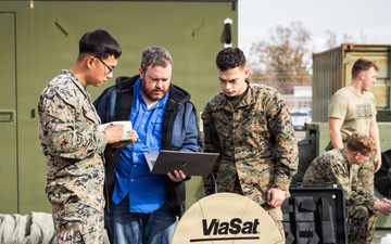 U.S. Marine Corps Satellite Transmissions System Operators Test-Out on Various Satellite Communication Systems
