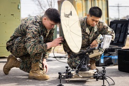 U.S. Marine Corps Satellite Transmissions System Operators Test-Out on Various Satellite Communication Systems