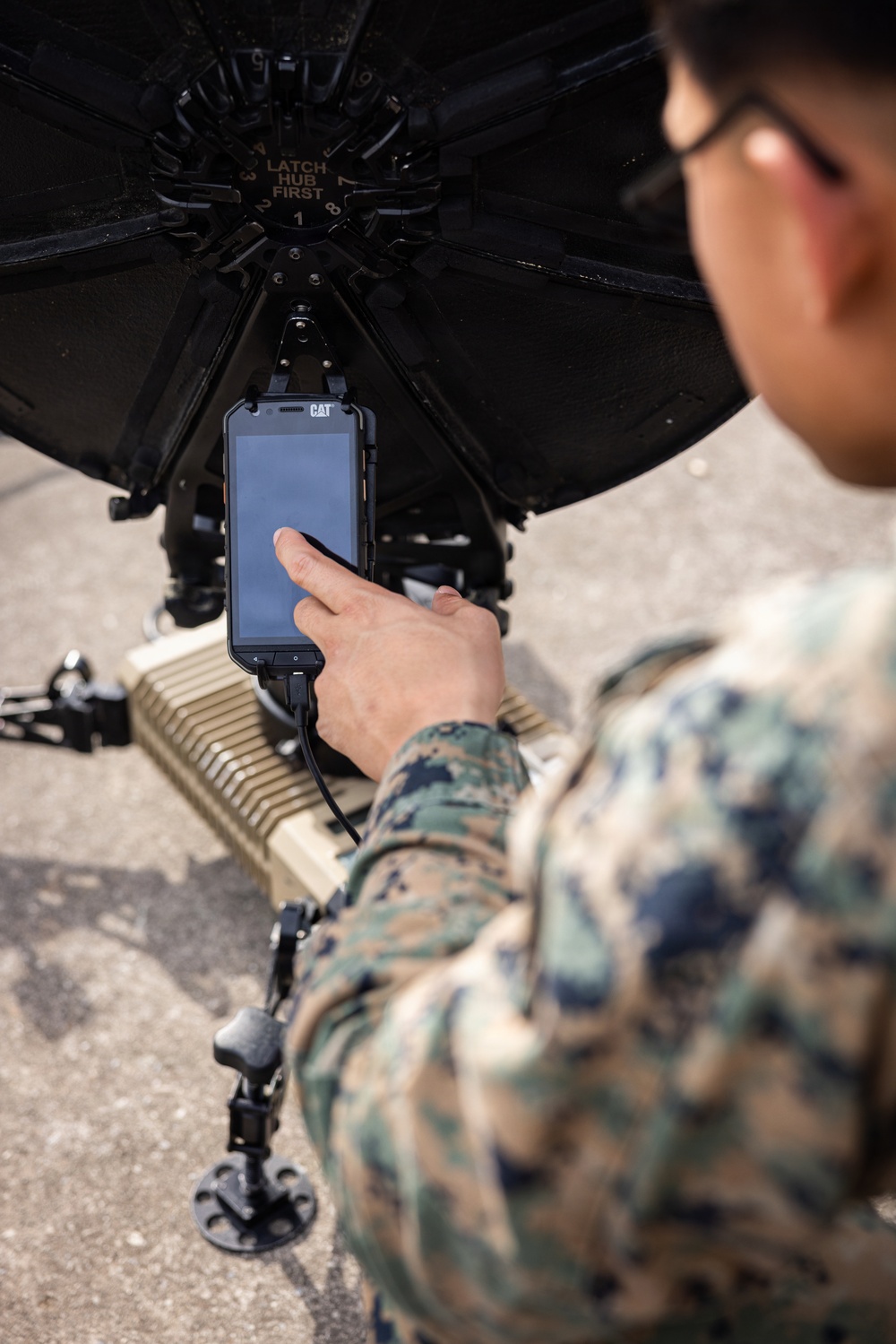 U.S. Marine Corps Satellite Transmissions System Operators Test-Out on Various Satellite Communication Systems