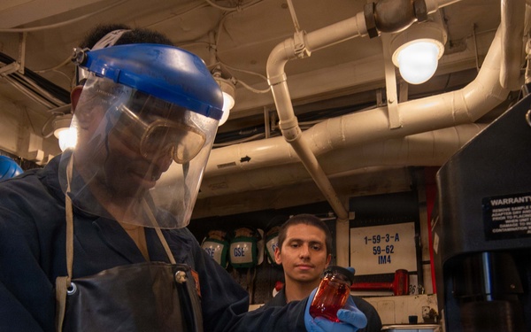 Abraham Lincoln conducts routine operations