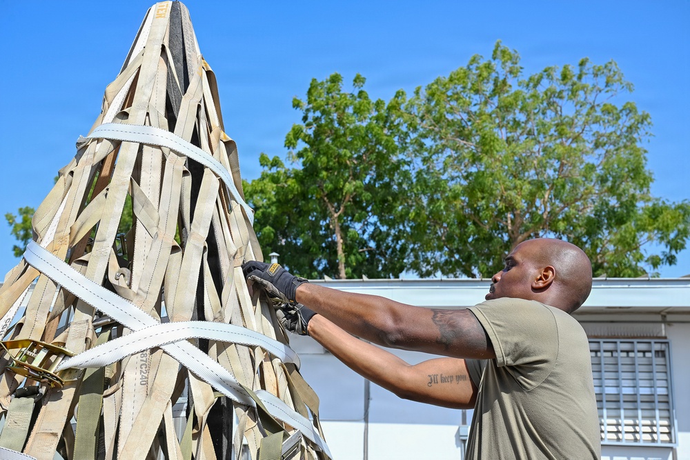 449th AEG Airmen prepare for Christmas at Camp Lemonnier