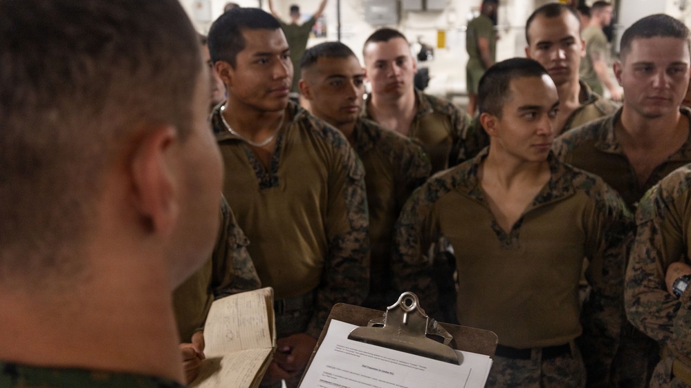 31st MEU | TRAP conducts call away drills