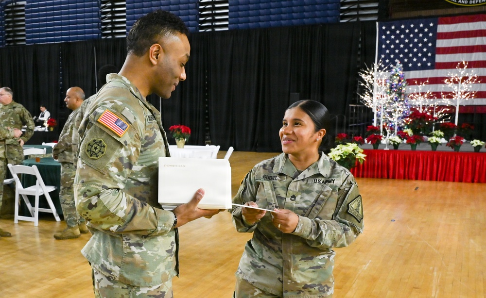 Guardsmen gather at D.C. Armory for holiday celebration
