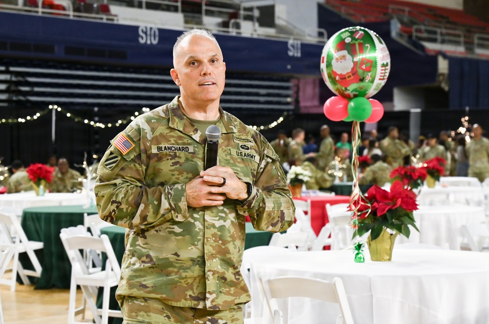 Guardsmen gather at D.C. Armory for holiday celebration