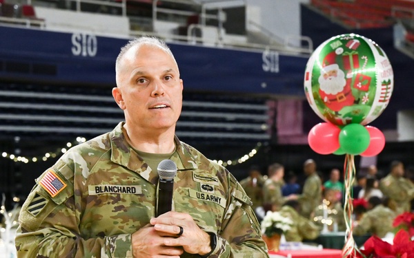 Guardsmen gather at D.C. Armory for holiday celebration