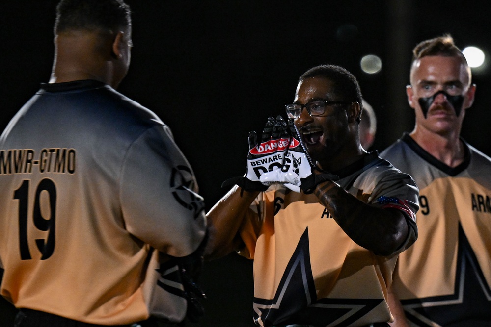 Army vs. Navy Flag Football Game at Guantanamo Bay, Cuba