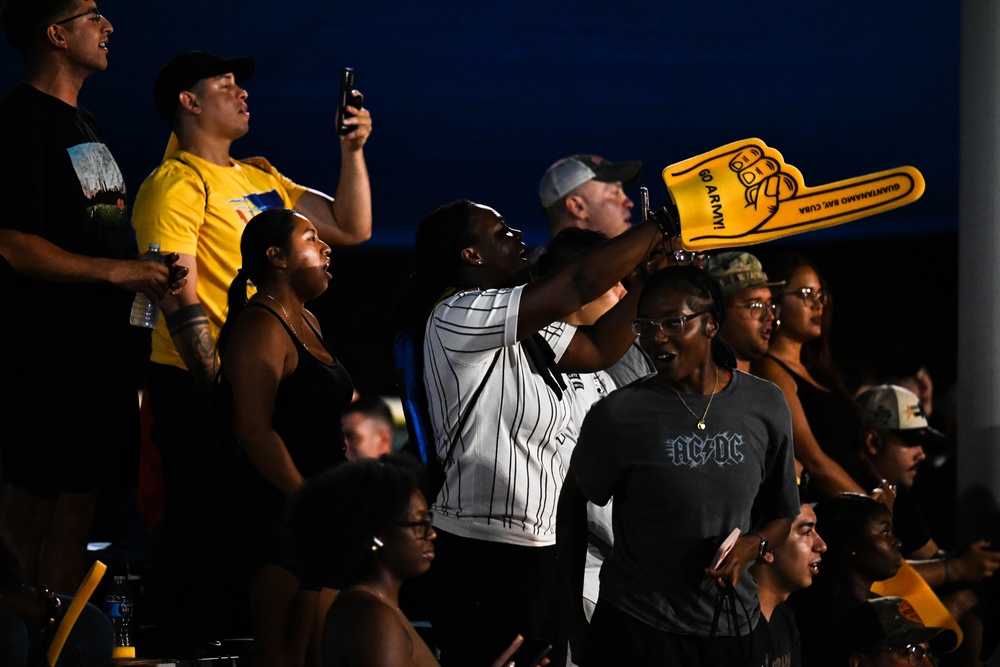 Army vs. Navy Flag Football Game at Guantanamo Bay, Cuba
