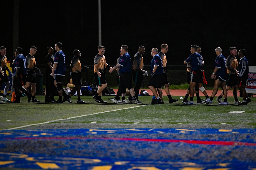 Army vs. Navy Flag Football Game at Guantanamo Bay, Cuba