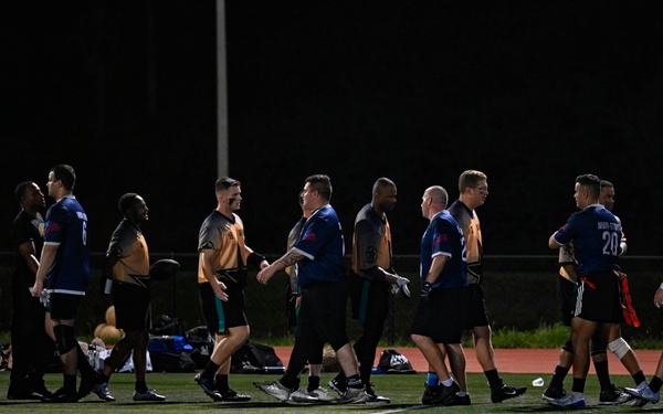 Army vs. Navy Flag Football Game at Guantanamo Bay, Cuba