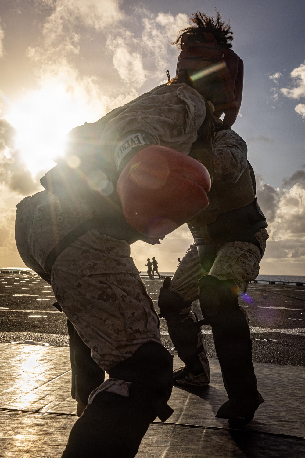 22nd MEU(SOC) | Marines Conduct MCMAP Aboard USS Fort Lauderdale