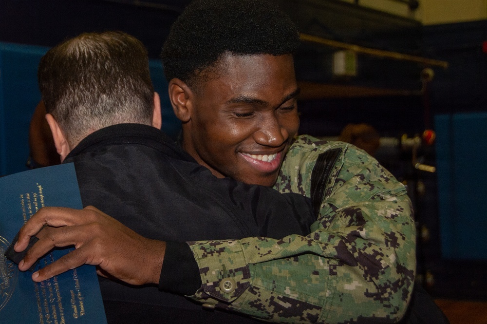 USS Ronald Reagan Frocks New 1st and 2nd Class Petty Officers