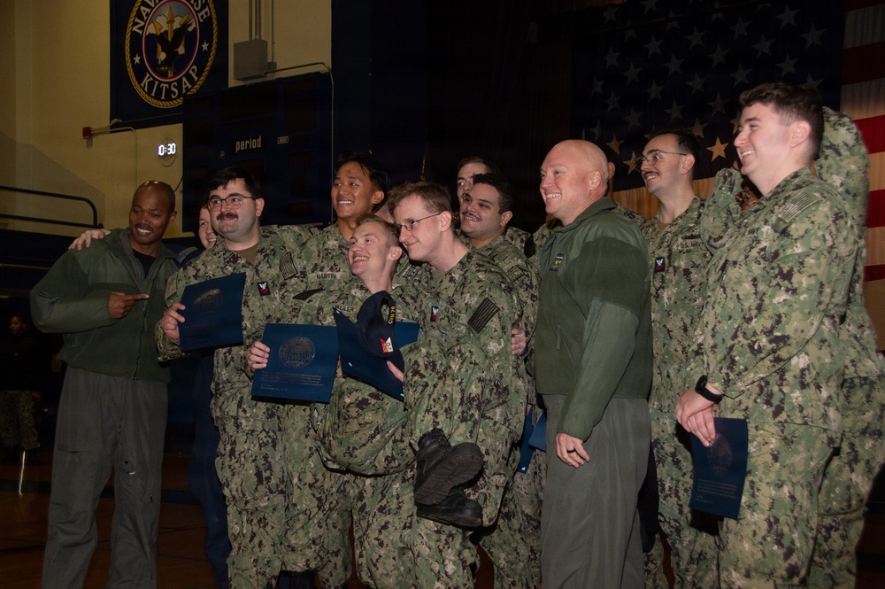USS Ronald Reagan Frocks New 1st and 2nd Class Petty Officers