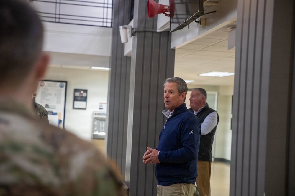 Georgia Officials Thank National Guard Members for Holiday Service