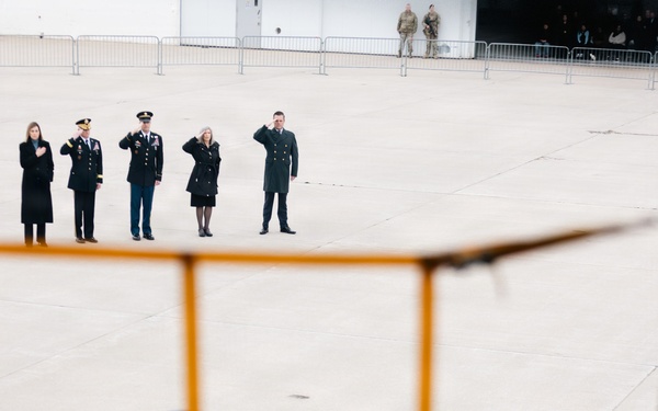 Honorable transfer of two fallen Iowa Guard Soldiers in Des Moines