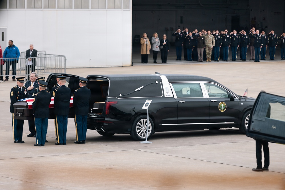 Honorable transfer of two fallen Iowa Guard Soldiers in Des Moines