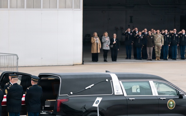 Honorable transfer of two fallen Iowa Guard Soldiers in Des Moines